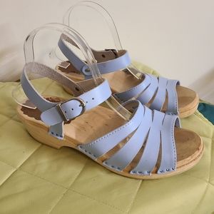 Hanna Anderson Sandals Clogs Sweeden Wood Casual